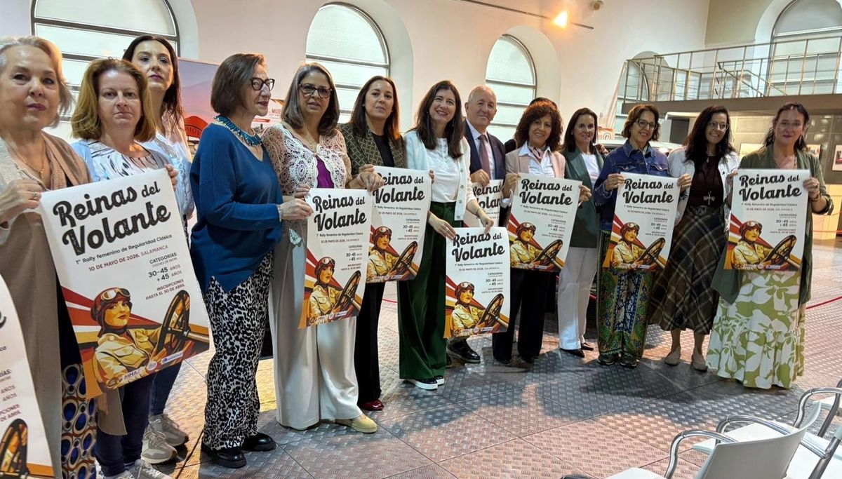 Rally femenino Reinas del Volante en Salamanca el 10 de mayo